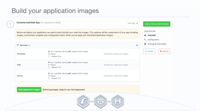 Start building images for your Rails application.