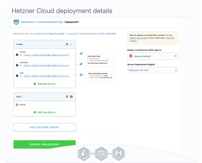 Maestro and Hetzner Cloud deployment details.