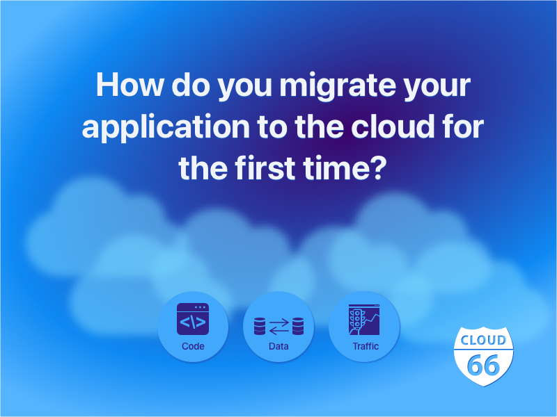 How do you migrate your application to the cloud for the first time?