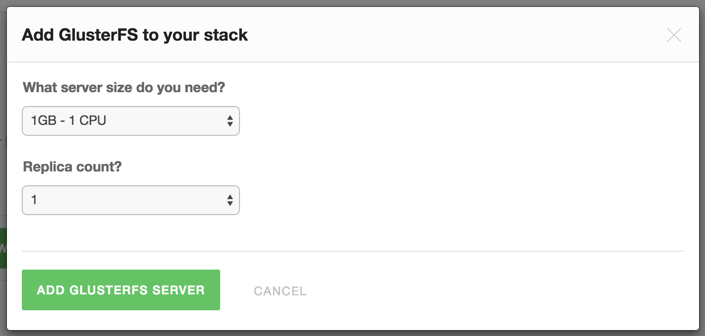 Installing GluestFS on Cloud 66